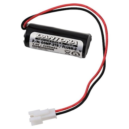Dantona Dantona COMP-278 3V & 2400 mAh Lithium Manganese Dioxide Battery for Toto-TH559EDV410R COMP-278